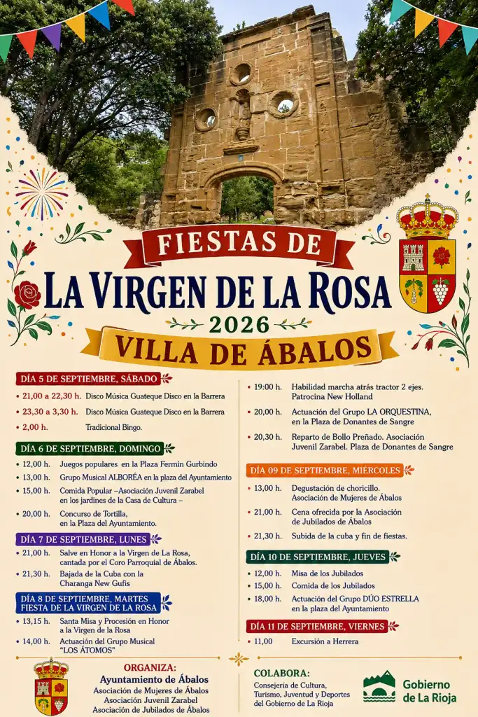Fiestas de La Virgen de la Rosa 2026